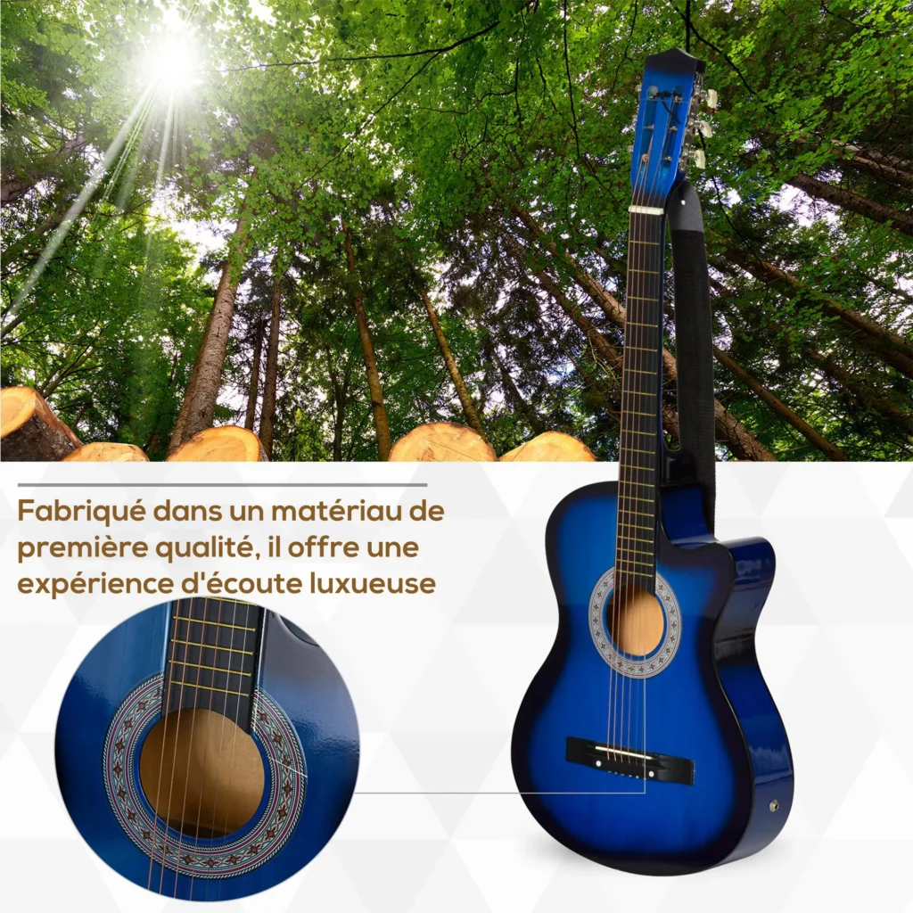 Guitare électrique débutant HOMCOM – Pack complet avec accessoires